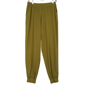 H by Halston Women's Olive Green Jogger Pants Elastic Waist Pockets‎ Size XS